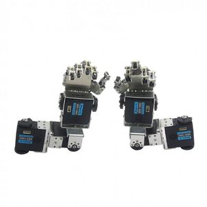 Humanoid <strong>Robot</strong> Left Hand Right Hand <strong>Arm</strong> with Fingers Manipulator &amp; <strong>Servo</strong> for DIY Robotics - Product Image 3