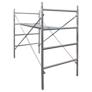 Andamios de acero galvanizado movibles de dos capas con nuevo marco de diseño y escalera Tipo de producto Andamios - Product Image 1