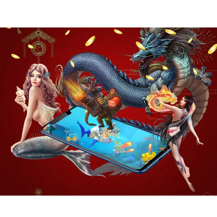 Good Quality Foldable 6-8 Player Online Fish Game Ocean King 3 juwa Plus Lucky Lobster