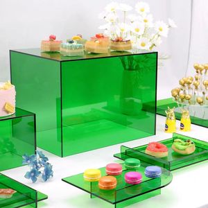 工厂创意DIY亚克力立方体组合展示架亚克力花瓶Lucite装饰展示架 - Product Image 3