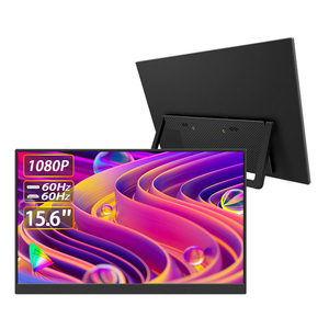 15.6インチポータブルモニターUSBタイプC 60Hz IPSパネルディスプレイスイッチ用ラップトップ電話ミニPC - Product Image 1
