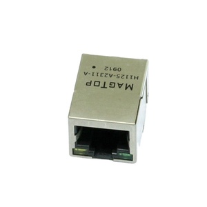 rj45 1x1 connector Power Over <strong>Ethernet</strong> ( PoE ) 10/100BASE-TX RJ45 Jack With Magnetic Module - Product Image 1