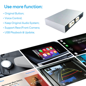 Voeg Op Draadloze Carplay En <span class=keywords><strong>Android</strong></span> Auto Video-Interface Voor Alfa Romeo 6.5 ''8'' Giulia Stelio 2017-2020 Decoder Retrofit Kit - Product Image 2