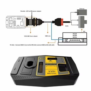 Xhorse VVDI MB BGA TOOL for Ben-z <strong>Key</strong> <strong>Programmer</strong> Support All <strong>Key</strong> Lost Includes BGA Calculator Function Power Adapter No Token