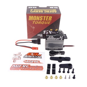AGFRC Servo intelligente senza spazzole SA86BVMW 66kg servomotore 360 gradi 0.105sec 3S digitale programmabile impermeabile per auto RC - Product Image 3