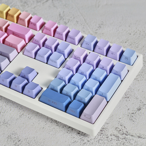 Aurora侧面雕刻半透明键帽PBT双射背光OEM Fit Gateron Kailh Cherry Mx机械键盘开关 - Product Image 6