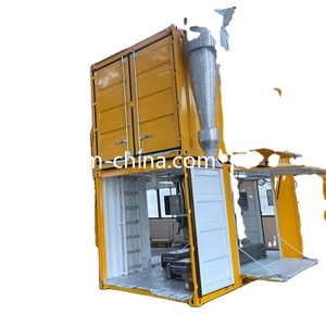 Kunden spezifische Zwei-Linien-Wiege-und Absack maschine im mobilen Container - Product Image 1