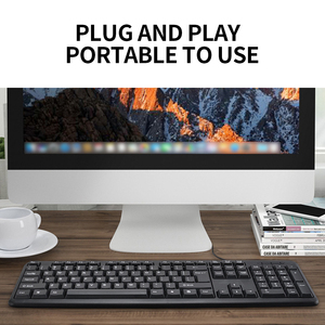 热销KB8236有线键盘迷你小尺寸USB有线键盘商务办公 - Product Image 4