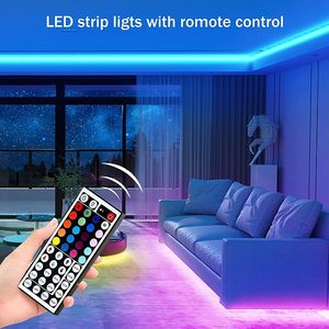 Bluetoothスマートアプリ制御RGB LEDストリップライト用32.8ftベッドルーム家庭用の音楽同期カラー変更 - Product Image 2