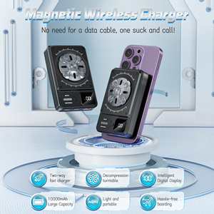 Bán buôn siêu mỏng từ ngân hàng điện không dây hai chiều ngân hàng điện nhanh 10000 mAh Loại C pd20w sạc điện thoại di động - Product Image 3