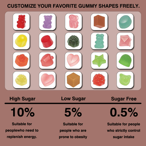 Supplément OEM 8 en 1 Gommes en résine de Shilajit de l'Himalaya avec Ashwaganda / Chaga/Gingseng/huile de graines de cumin noir/vitamine C/D3 - Product Image 6