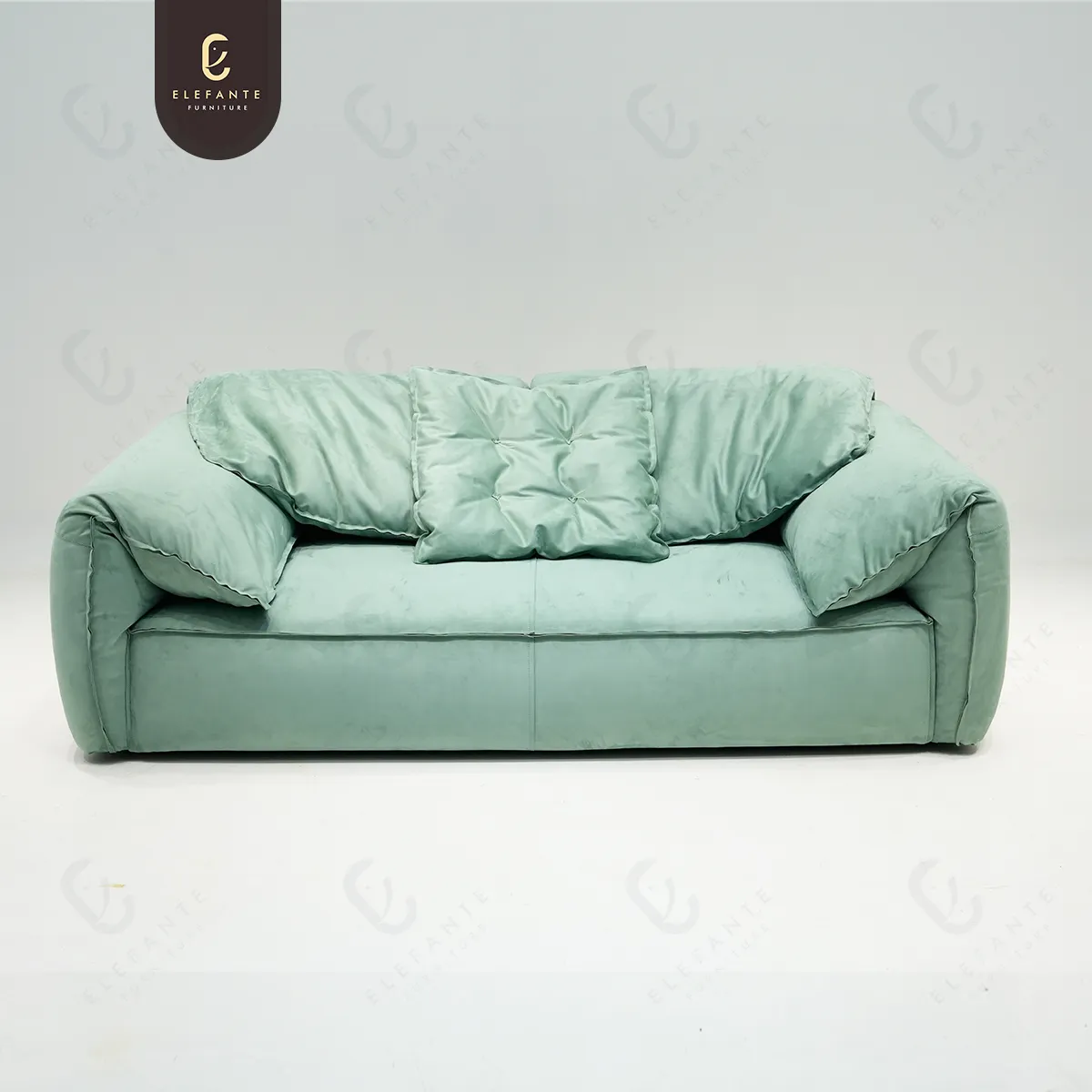 Meubles de salon minimalistes italiens Oreille d'éléphant Nouveau canapé en tissu moderne