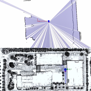 Escáner láser LiDAR KC de 360 grados, rango de 40M, antipolvo, con función de mapeo, telémetro 2D, Sensor de luz ambiental
