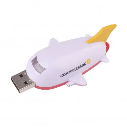 Memoria USB 3,0 de 32GB con forma de avión de recuerdo promocional, Memoria USB 2,0, dispositivos