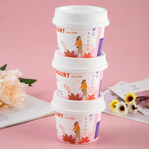 Yogurt <strong>Cup</strong> with Lids Customized <strong>IML</strong> Label Ice Cream <strong>Cup</strong> - Product Image 4