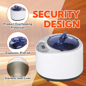 3L Modern Design <strong>Portable</strong> Sauna Steamer Machine Home Sauna Steamer Pot with Touch Button <strong>Control</strong> Panel - Product Image 4