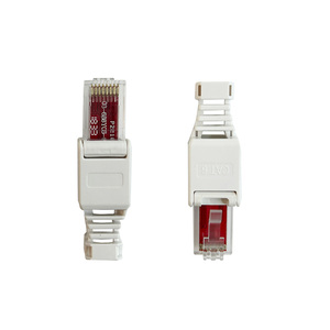 以太网RJ 45猫6梯形插孔8P8C无工具5e类6 UTP RJ45连接器无工具模块化插头 - Product Image 2