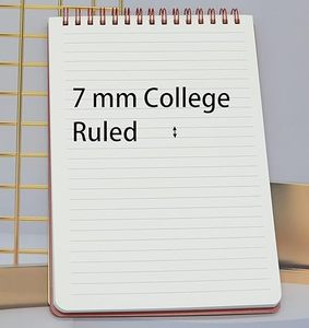 Cuaderno de papel Kraft A5 personalizable de 21x11 cm con cubierta de PVC, cuaderno de encuadernación de hojas sueltas o en espiral de estilo impreso para diario