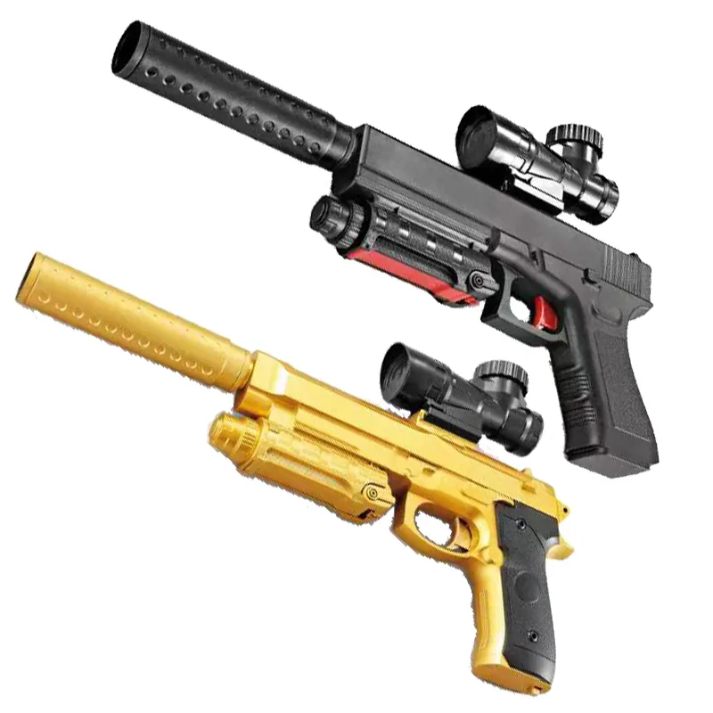 G17 독수리 전기 블래스터 장난감 총 야외 촬영 스포츠 게임 플라스틱 하이드로 겔 총 장난감 물 튄 블래스터 총 장난감