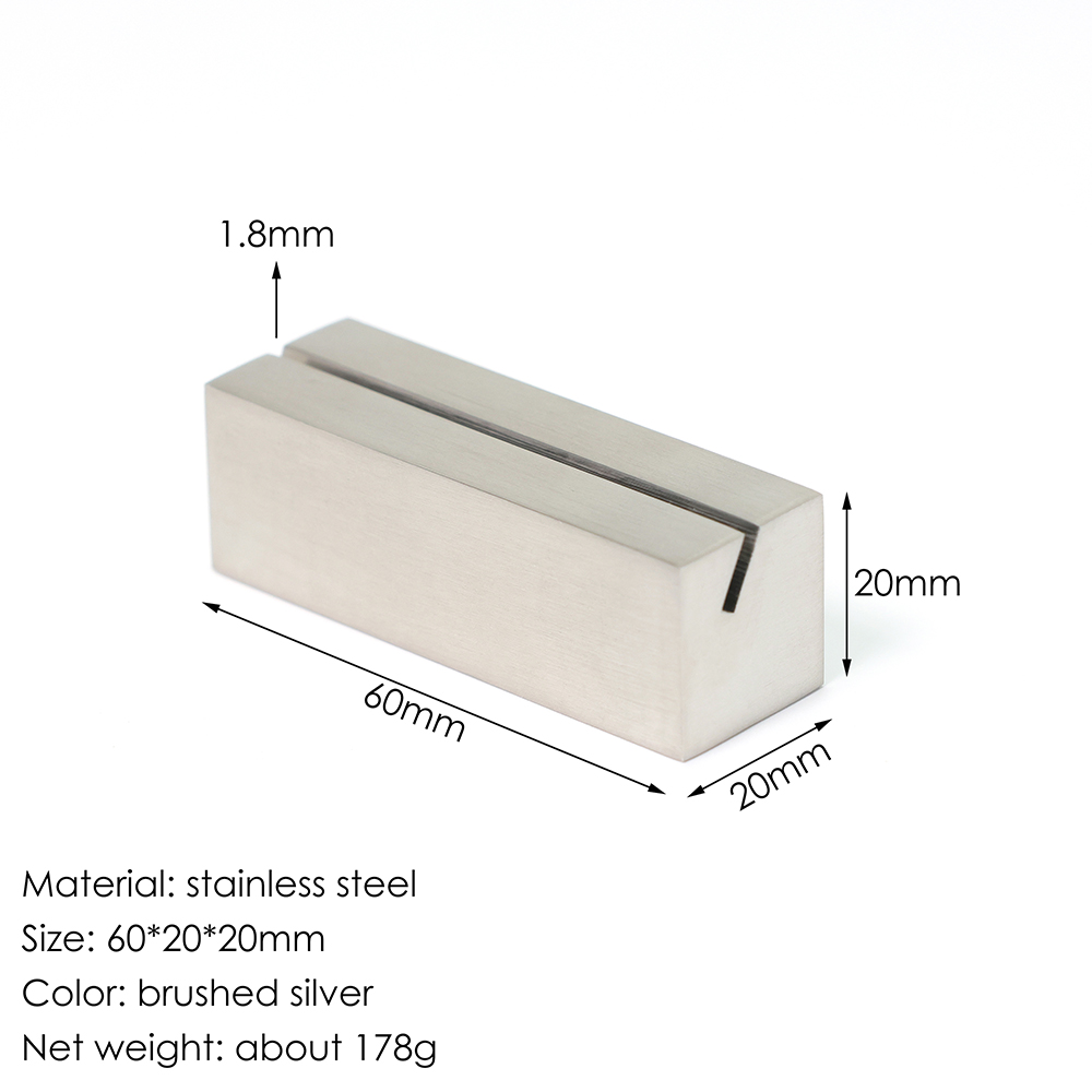 Argent brossé-rectangle-60