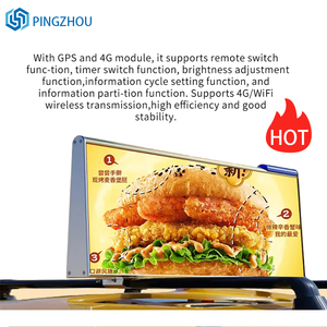 GPS màn hình quảng cáo, Xe Dẫn Màn hình hiển thị, New 2.5 mét p2.5 Xe Dẫn Màn hình hiển thị, mái nhà Màn hình hiển thị LED Hỗ trợ Wi-Fi - Product Image 3