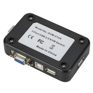 USB 2.0 KVM Switch 1920*1080 VGA SVGA Switch Splitter Box 2 Port für Tastatur Maus Monitor Computer