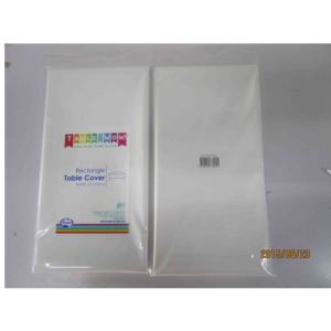 婚宴用花式塑料一次性餐桌罩家用圆形长方形户外提花图案 - Product Image 1