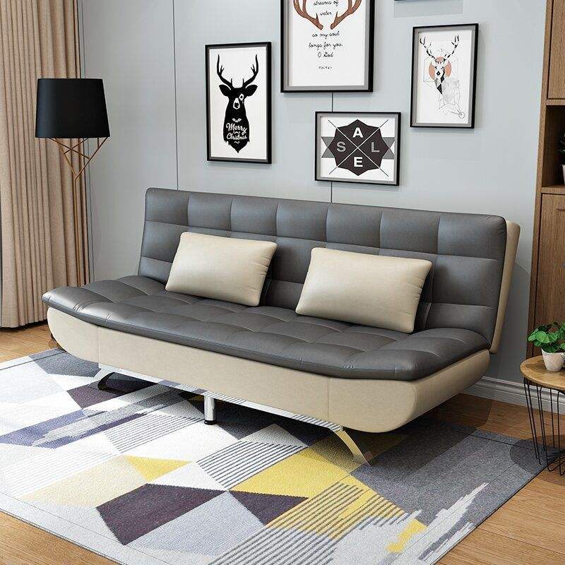 Tejido gris oscuro con tecnología beige claro