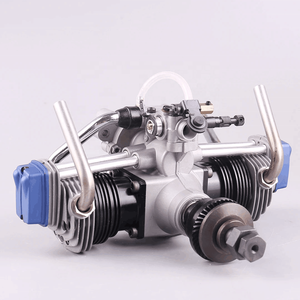 ASP FT160AR Dual Cylinder Methanol <strong>Engine</strong> Four Stroke <strong>20CC</strong> Model Oil Powered Fixed Wing Remote Controlled Aircraft Helicopter - Product Image 2