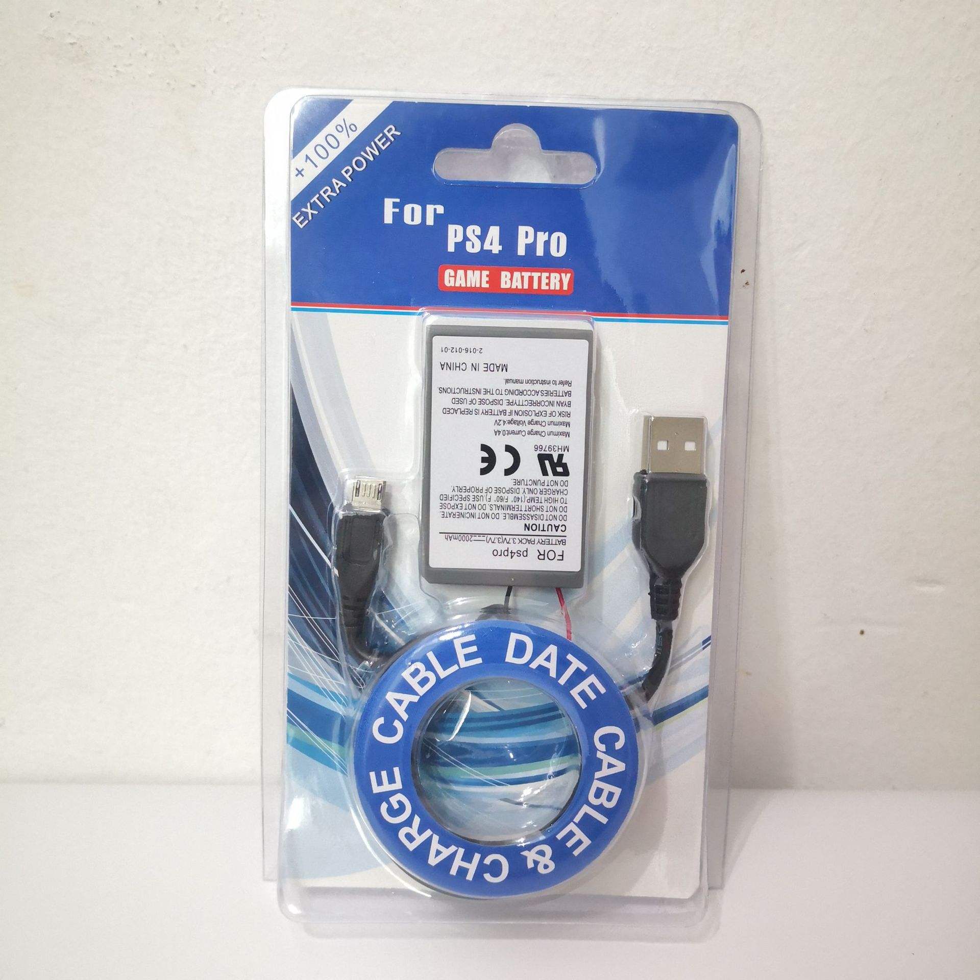 Conector pequeño gris para PS4 Slim/Pro con paquete