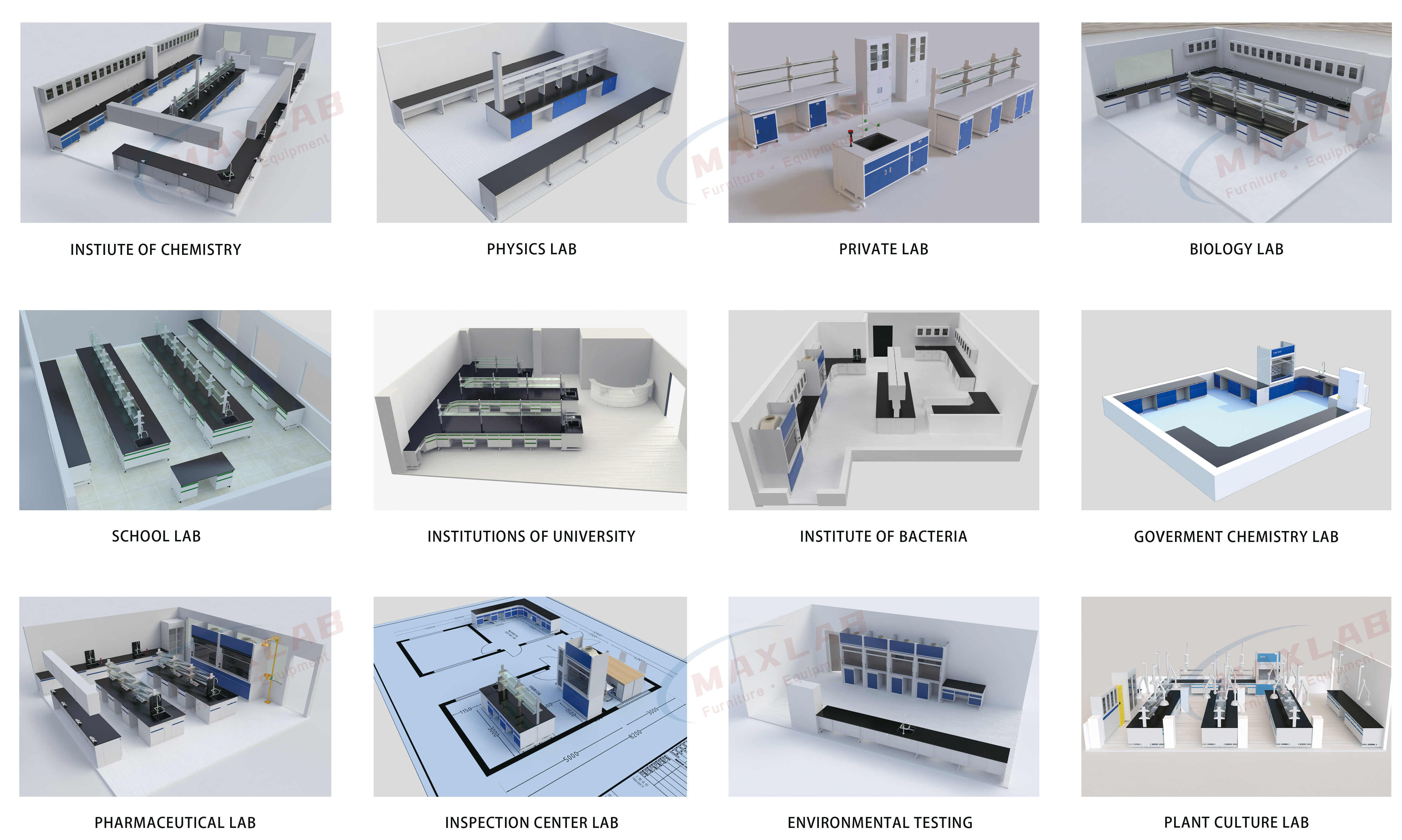 Tủ thông gió bằng thép không gỉ 304 Phòng thí nghiệm Máy hút mùi hóa chất 8