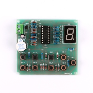 NE555 8 yolları dijital yanıtlayıcı kitleri elektronik bileşen CD4511 kaynak lehimleme uygulama kurulu PCB deney DIY elektronik kiti - Product Image 3