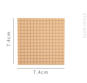 创意简约网格记事本自粘便签批发学生办公用留言板 - Product Image 2
