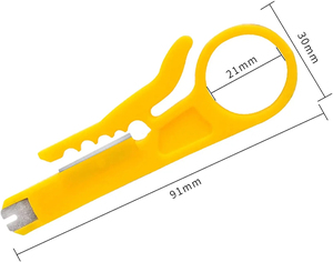 CAM BO Mini <strong>Cutter</strong> Network Cable Rj45 Wire Stripper Knife Crimper Pliers Kit Wire Punch Hand Stripping Tools - Product Image 5