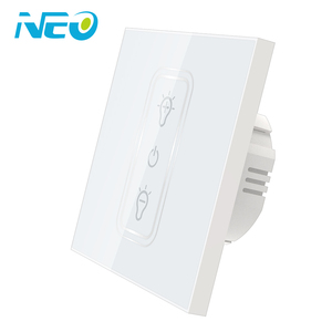 Interruttore astuto della parete del temporizzatore delle luci del led di tocco di vetro di Neo automazione domestica astuta 220v eu - Product Image 1