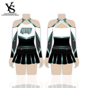 ชุดเชียร์ลีดเดอร์,ชุดเชียร์ลีดเดอร์ชุดยูนิฟอร์ม OEM All Star Rhinestones ชุดเชียร์และทีมเต้นรำ - Product Image 6