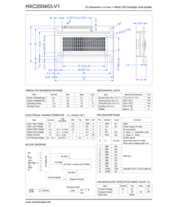 Modulo Display <span class=keywords><strong>LCD</strong></span> 20x4 caratteri 5V bianco retroilluminazione LED 8-Bit interfaccia parallela - Product Image 5