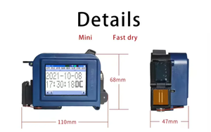 Codificatore a getto d'inchiostro portatile per stampante a getto d'inchiostro con inchiostro ad asciugatura rapida originale per personalizzare il codice a barre con codice QR - Product Image 3