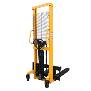 仓库工厂手动堆垛机手动液压叉托盘提升机起重处理机 - Product Image 1