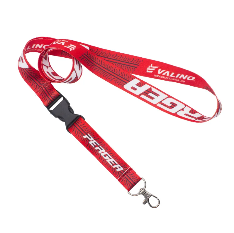 Neck Water Bottle Wrist Strap Soccer Woven Lanyard With Id Holder With Logo