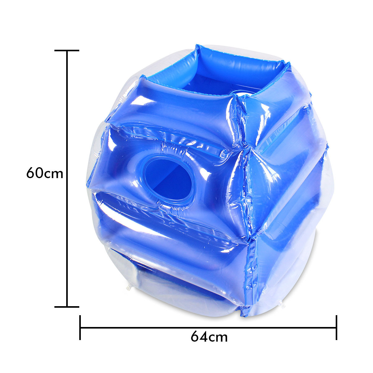 60cm Blue square