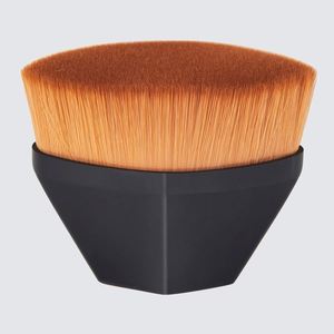 Mauri kısa kolu düz kalın fırçalar makyaj için çok makyaj araçları tek boyutu sihirli No.55 sıvı altıgen fondöten fırça - Product Image 4