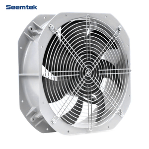Seemtek 250mm EC <strong>Motor</strong> Speed <strong>Control</strong> Square Aluminum Frame 230v Axial Fan - Product Image 5