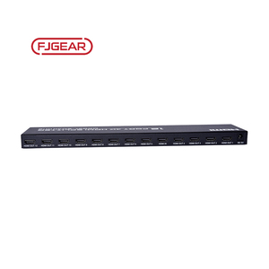 FJ-4K1012 Fjgear 12端口4k高清多媒体分路器1进12出高清多媒体版本1.4，带铁壳4K * 2k @ 25/30hz即插即用 - Product Image 6