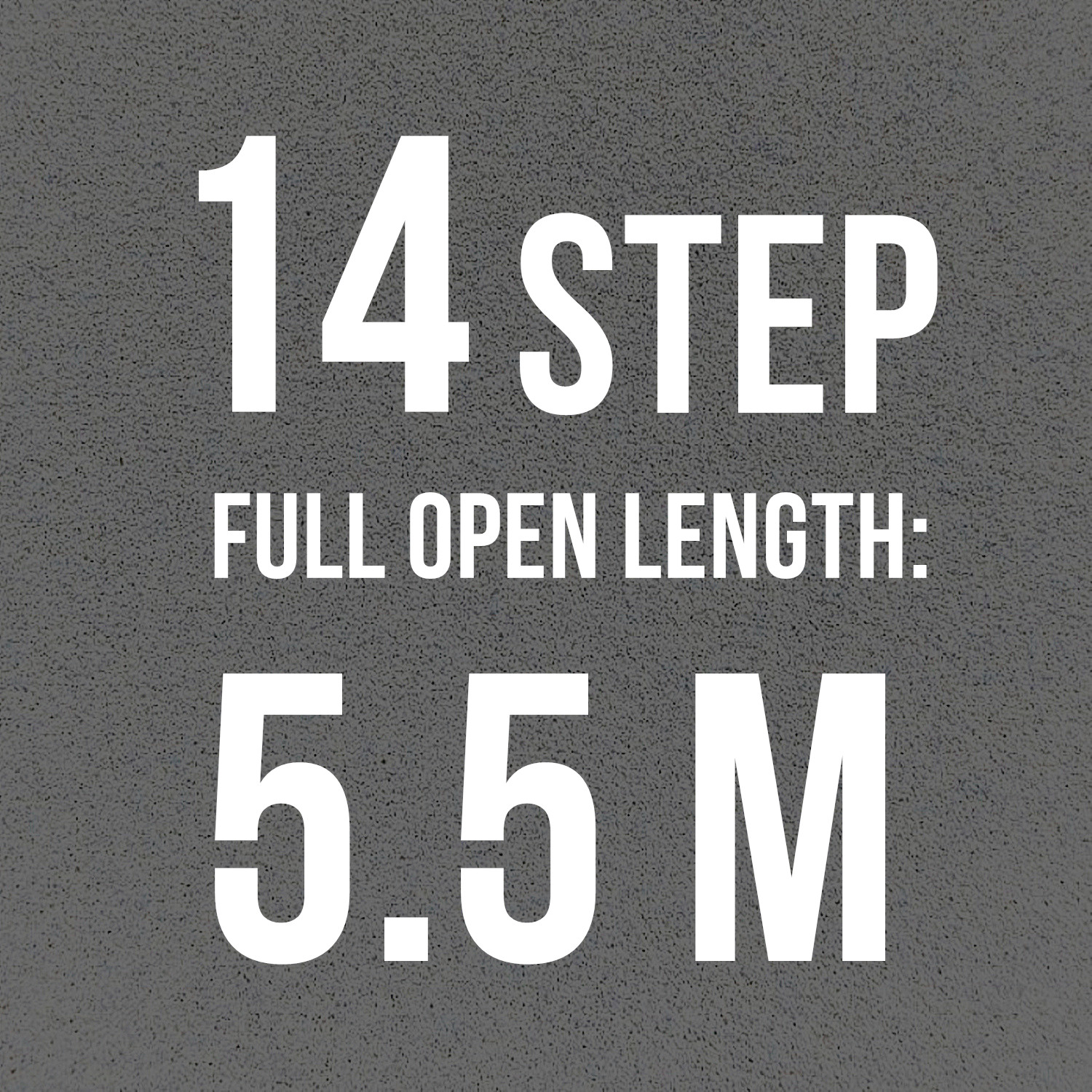 14 Pasos 5,5 m