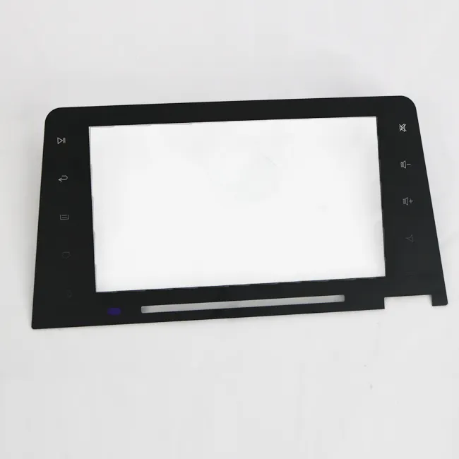Vetro per serigrafia gorilla temperato con taglio personalizzato 0.5mm 0.7mm 1mm 2mm 3mm per display lcd touchscreen capacitivo