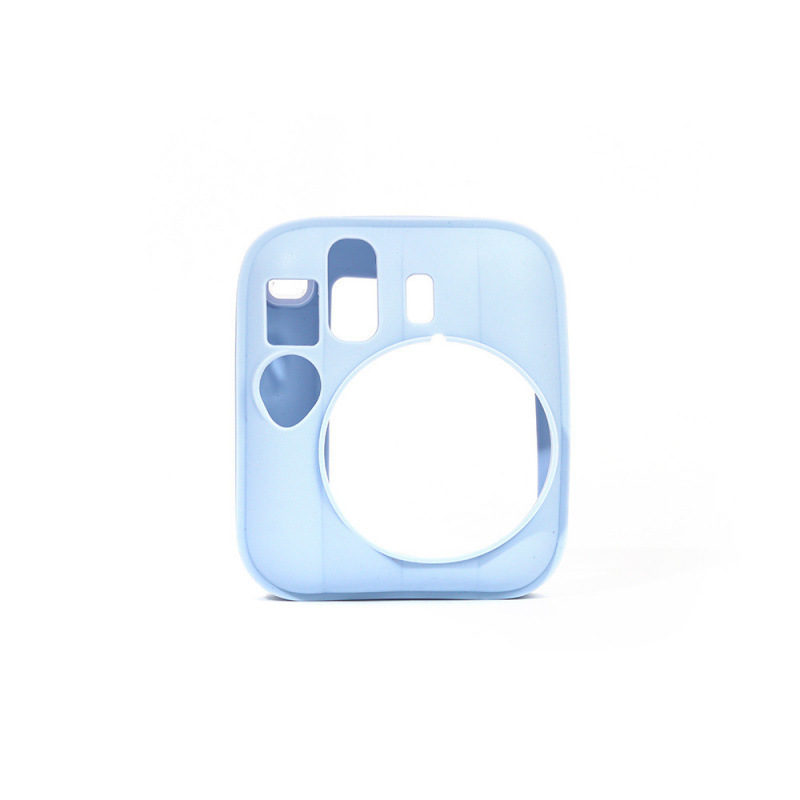 Mini13 - Housse en silicone - Bleu sel de mer - Sac à chaîne