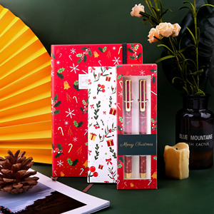 TTX Venta al por mayor A5 Escritura Impresión personalizable Cuaderno de notas Juego de regalo de Navidad Diario Cuaderno con logotipo personalizado