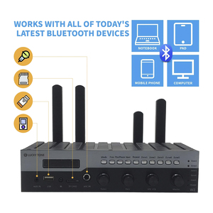 Беспроводной блок управления PA system, усилитель звука с Bluetooth и монитором для удаленного мониторинга - Product Image 4
