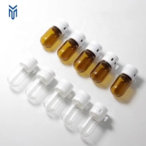 Wholesale 1.5ml 2ml 3ml 5ml Small Bulb Round Bottom Essence Bottle Glass Sample Serum Vials With <strong>Tear</strong> off Cap - Product Image 3